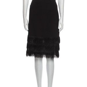 Sandro Fringe Trim Skirt (Retail: $250)
